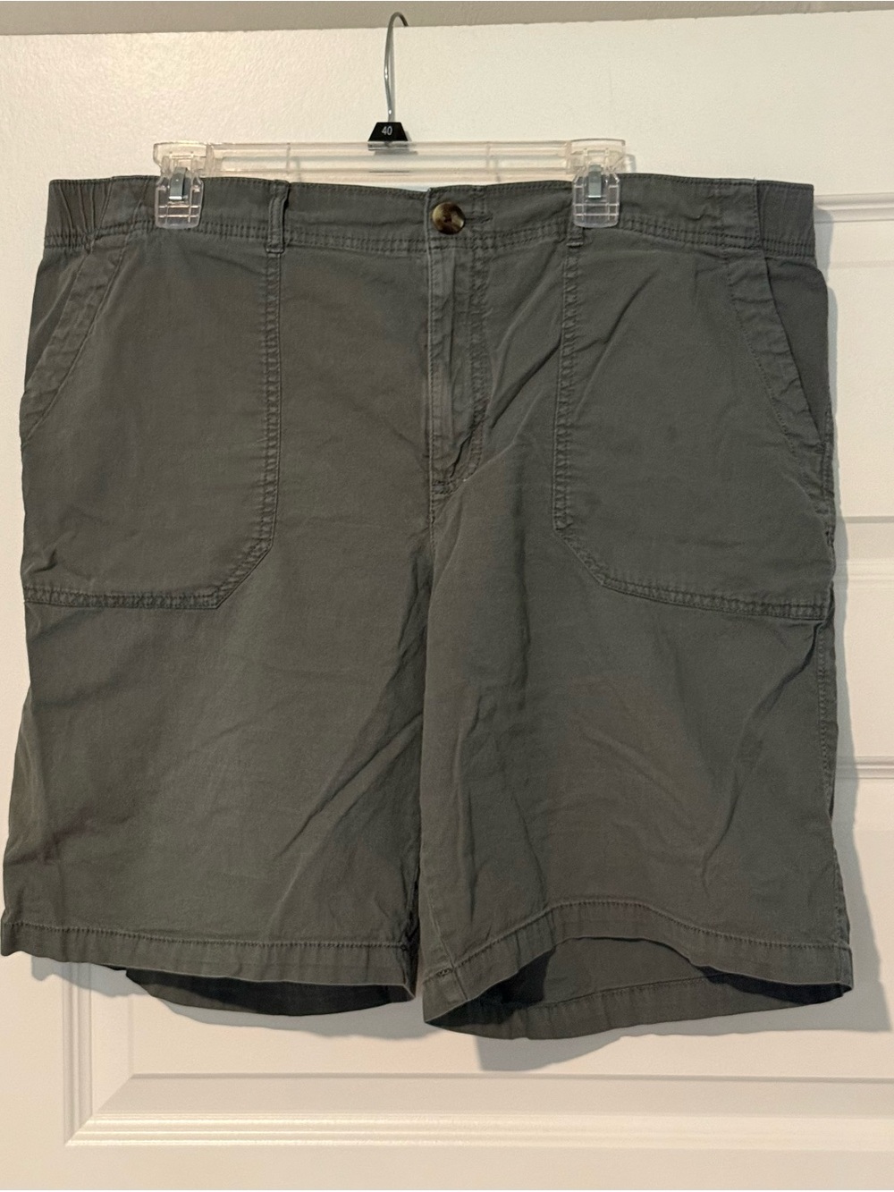 Sonoma Women's Dark Gray Casual Bermuda Shorts
